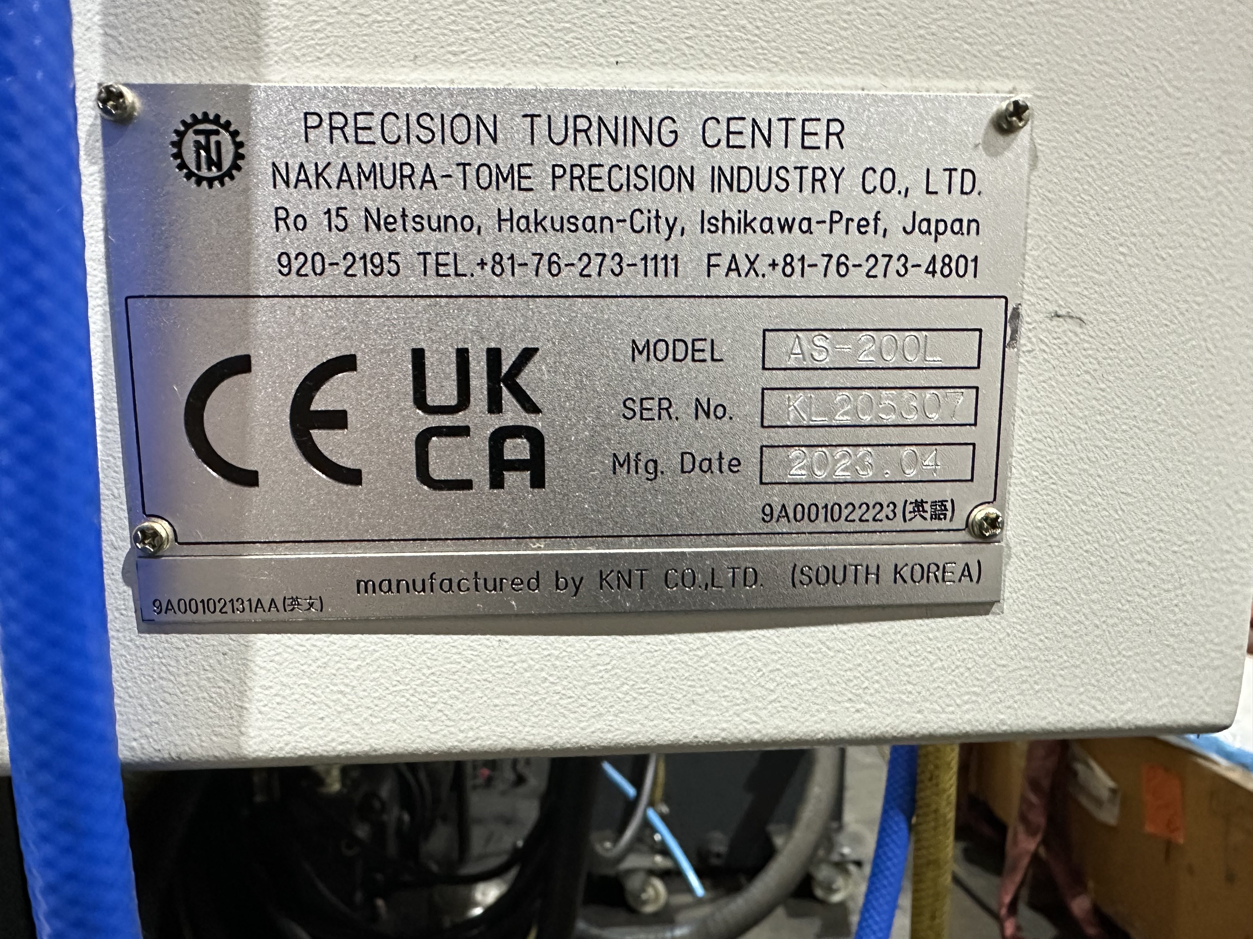 Nakamura Tome AS200L Twin Spindle Turning Centre 5 Axis Machine (2023)
