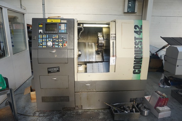 Hardinge Conquest CS42 CNC Lathe with Fanuc OT Control