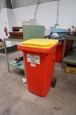 Red Wheelie Bins