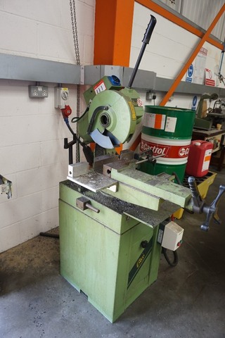 Astra Scorpio 315 Circular Cut Off Saw on Pedestal Stand