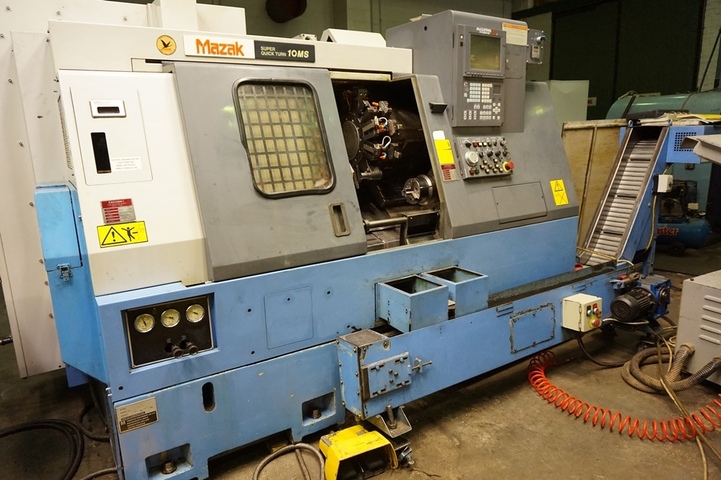Mazak SQT 10MS CNC Lathe with Mazatrol 640T PC-Fusion CNC Control