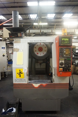 Kira VTC 30 Turret Drill Mill Centre with Fanuc O Mate M Control