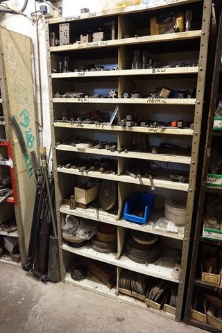 Rack with Large Qty Taps