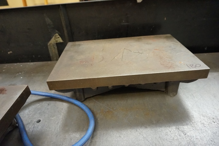 Steel Table 5ft x 3ft, Steel Plate 18’’ x 12’’, Steel Plate & Desoutter Tapping Arm