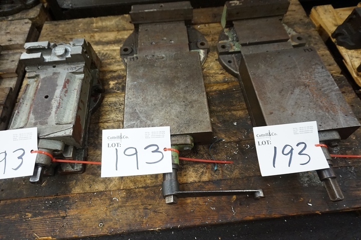 (2) 8’’ Machine Vices & 6’’ Machine Vice