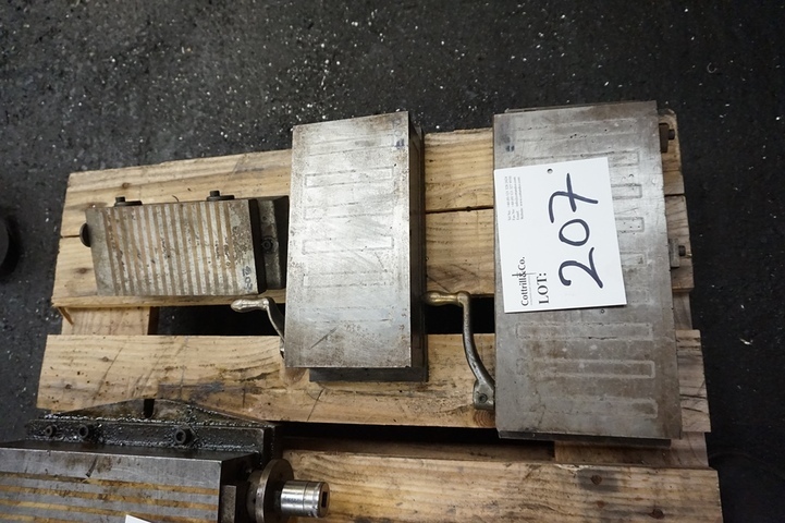3) Magnetic Chucks; 12’’ x 6’’, 10’’ x 5’’ and 8’’ x 4’’