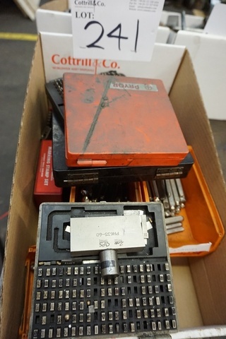 Qty of Letter & Number Stamps