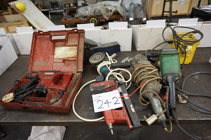 Bench Vice, Electrical Hand Tools and Air Tools