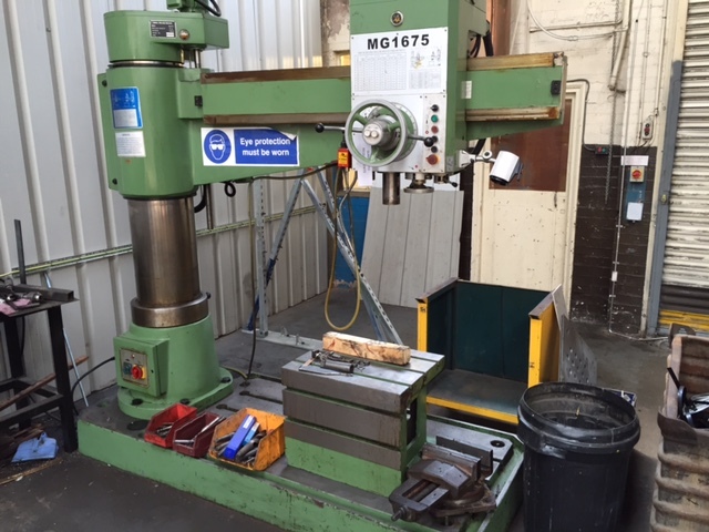 Bema Model MG1675 – 1600mm Radial Arm Drilling Machine