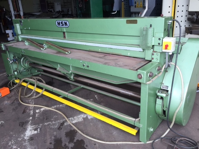 Huttenlocher & Schafer Model HSK/N 2530mm x 2.25mm Capacity Mechanical Guillotine Shear