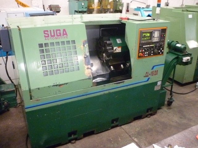 Suga Cl-15/20 CNC Lathe with Fanuc OT Control