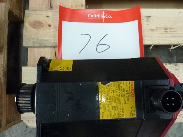 Fanuc A06B-0227-B000 Model Alpha 8/3000i Motor