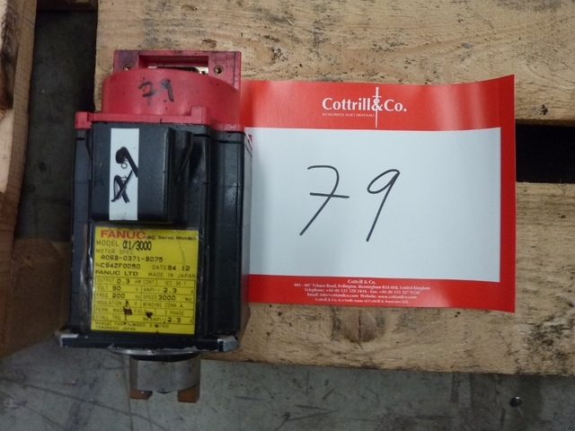 Fanuc A06B-0371-B075 Model Alpha 1/3000 Motor