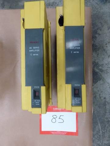 (2) Fanuc A06B-6006-H0004 C-Series Servo Amplifiers