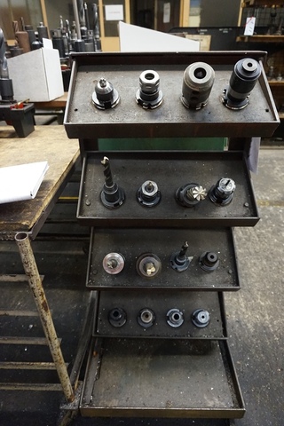 Mobile Trolley with CAT40 Tooling