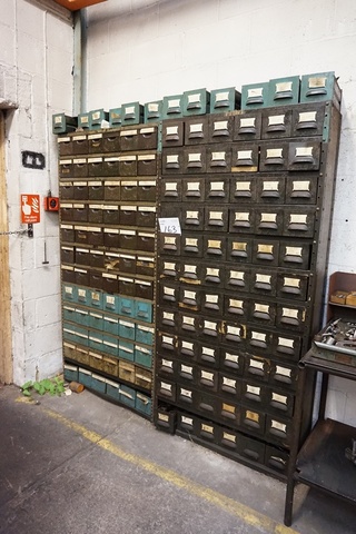 (2) Cabinets with Large Qty of Collets