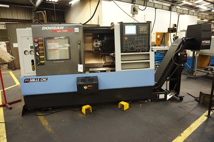 Doosan Lynx 300m CNC Lathe with Fanuc i Control