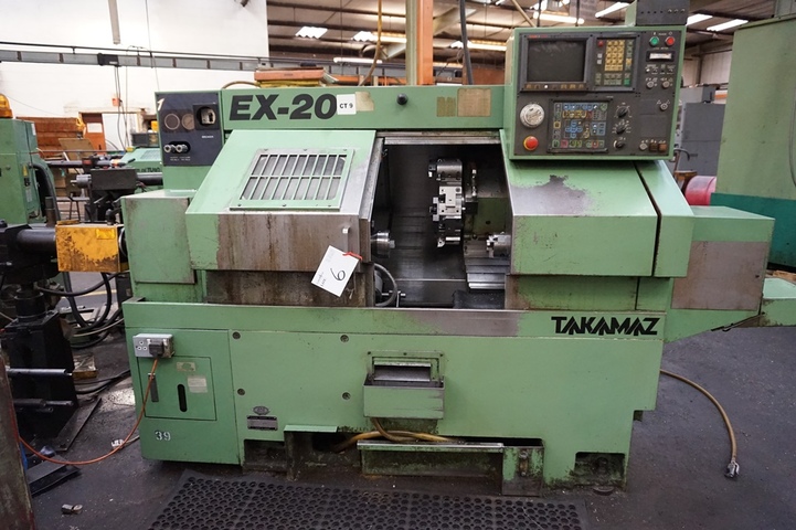 Takamaz EX20 CNC Lathe with Takamaz Fanuc Control