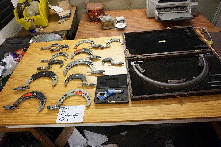 Qty of Imperial & Metric Micrometers