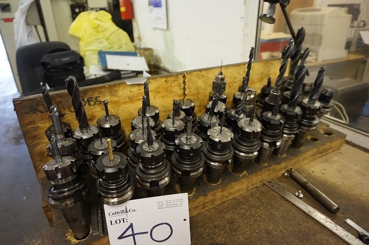 Qty of BT40 Tooling