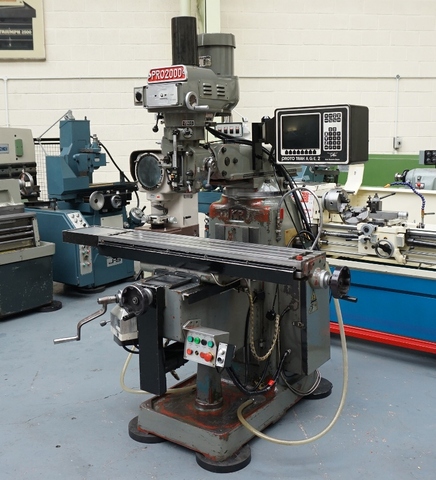 XYZ Pro 2000 2-Axis CNC Turret Mill with Proto Trax Age 2 Control