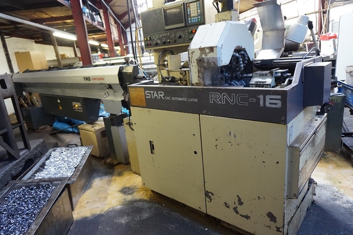Star RNC-16 Automatic Lathe with Fanuc Series O-T Control