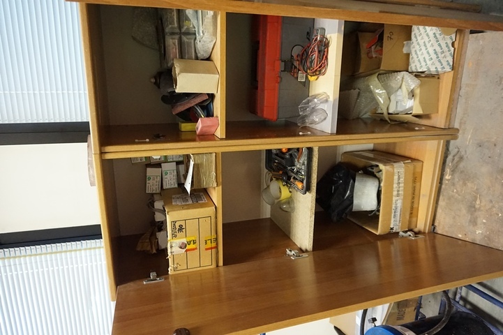 Cabinet Including Screws, Bolts Etc.