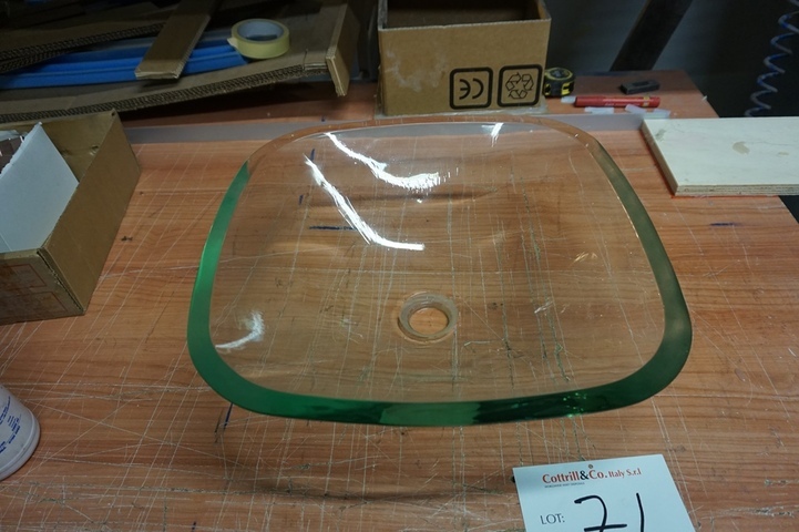 (20) Glass Wash Basins