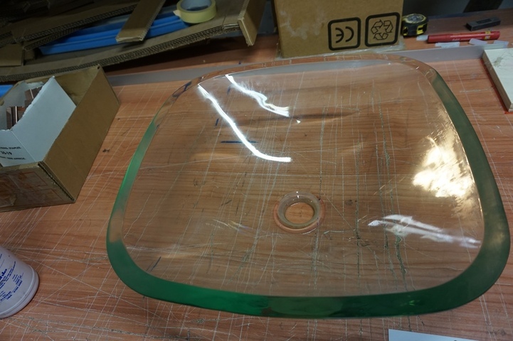 (20) Glass Wash Basins