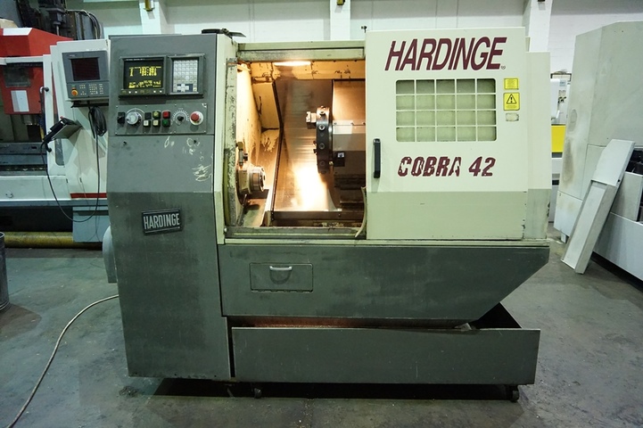 Hardinge Cobra 42 CNC Lathe with GE Fanuc Series 21-T Control