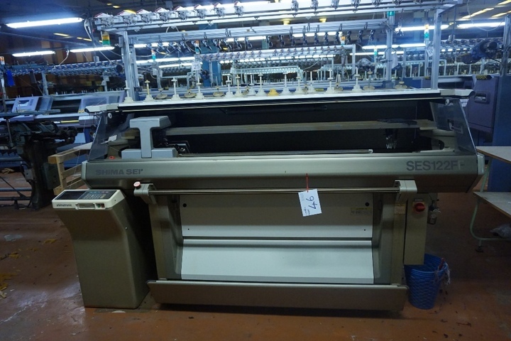 Shima Seiki Type SES 122FF Flat Bed Knitting Machine