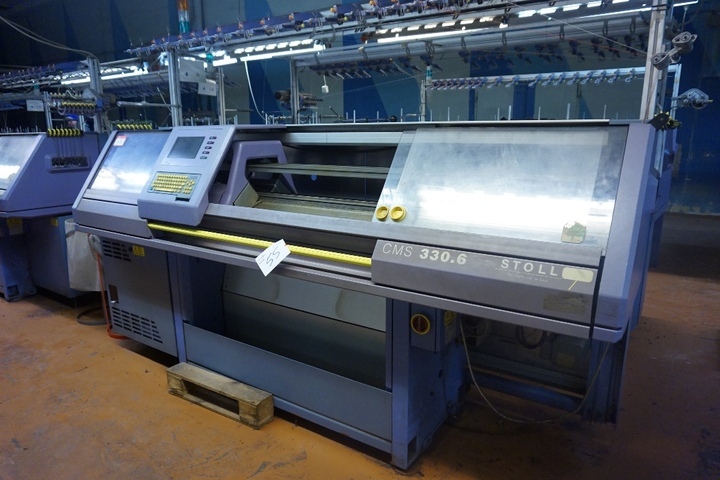 Stoll CMS 330-6 Type 509007095 Flat Bed Knitting Machine