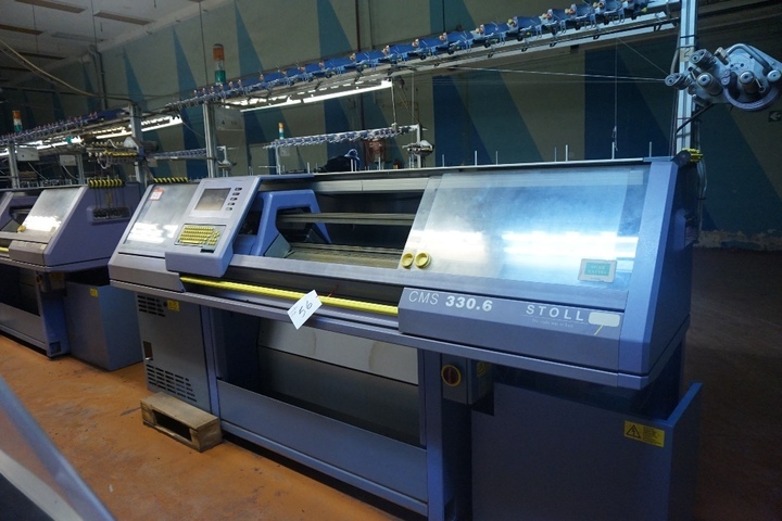 Stoll CMS 330-6 Type 509007095 Flat Bed Knitting Machine
