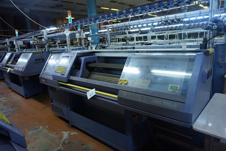 Stoll CMS 330-6 Type 509007095 Flat Bed Knitting Machine