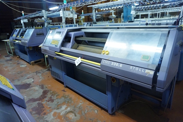 Stoll CMS 330-6 Type 509007095 Flat Bed Knitting Machine