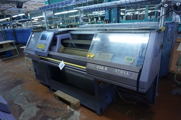 Stoll CMS 330-6 Type 509002094 Flat Bed Knitting Machine