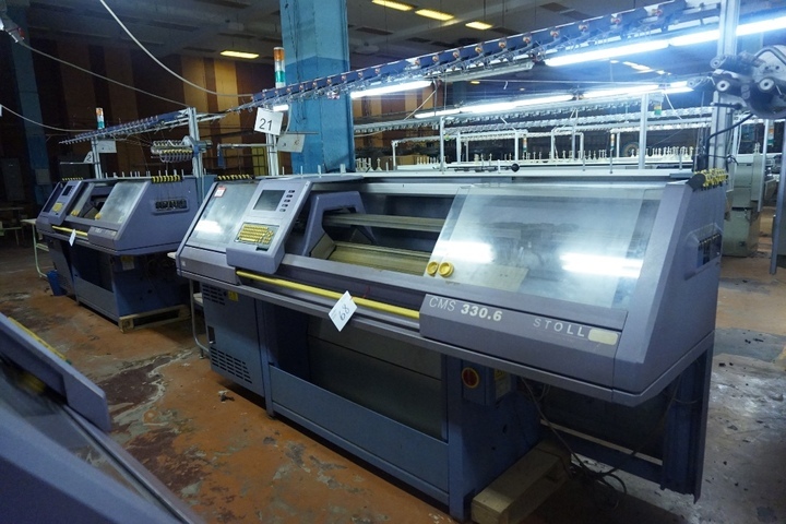 Stoll CMS 330-6 Type 509006095 Flat Bed Knitting Machine