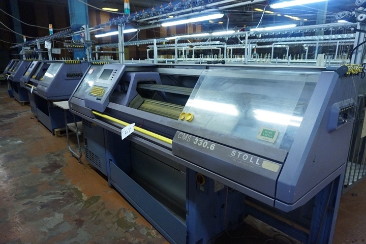 Stoll CMS 330-6 Type 509006095 Flat Bed Knitting Machine