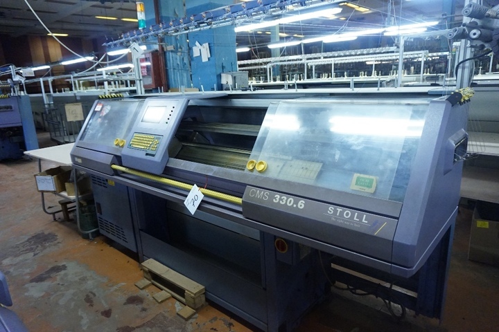 Stoll CMS 330-6 Type 509006095 Flat Bed Knitting Machine