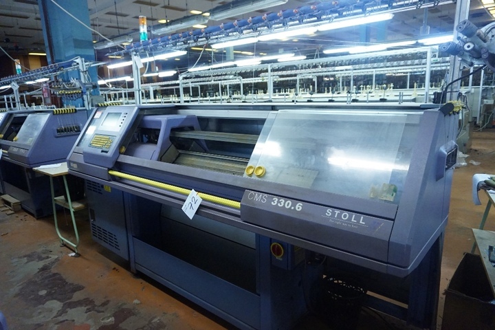 Stoll CMS 330-6 Type 509006095 Flat Bed Knitting Machine
