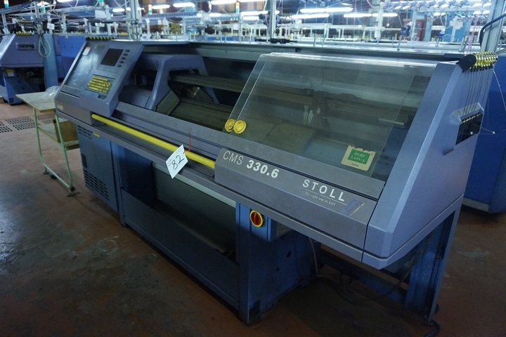 Stoll CMS 330-6 Type 509006095 Flat Bed Knitting Machine