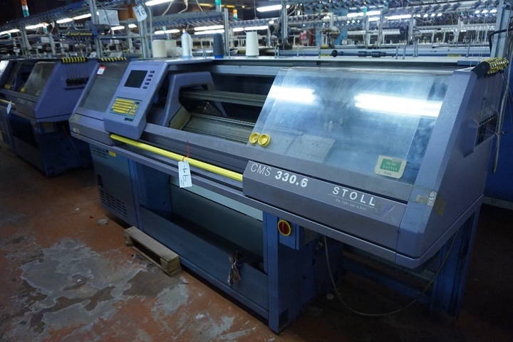 Stoll CMS 330-6 Type 509006095 Flat Bed Knitting Machine