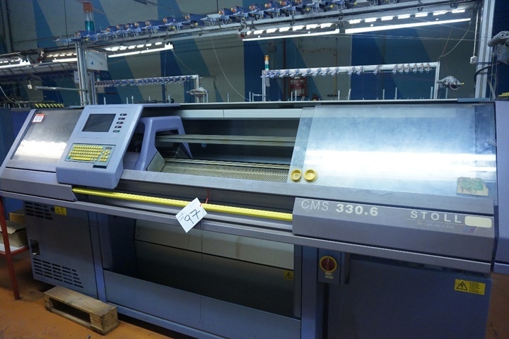Stoll CMS 330-6 Type 509006095 Flat Bed Knitting Machine