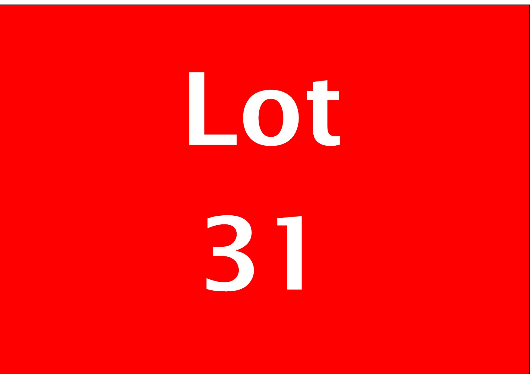 Combination to Include Lots 29 - 32