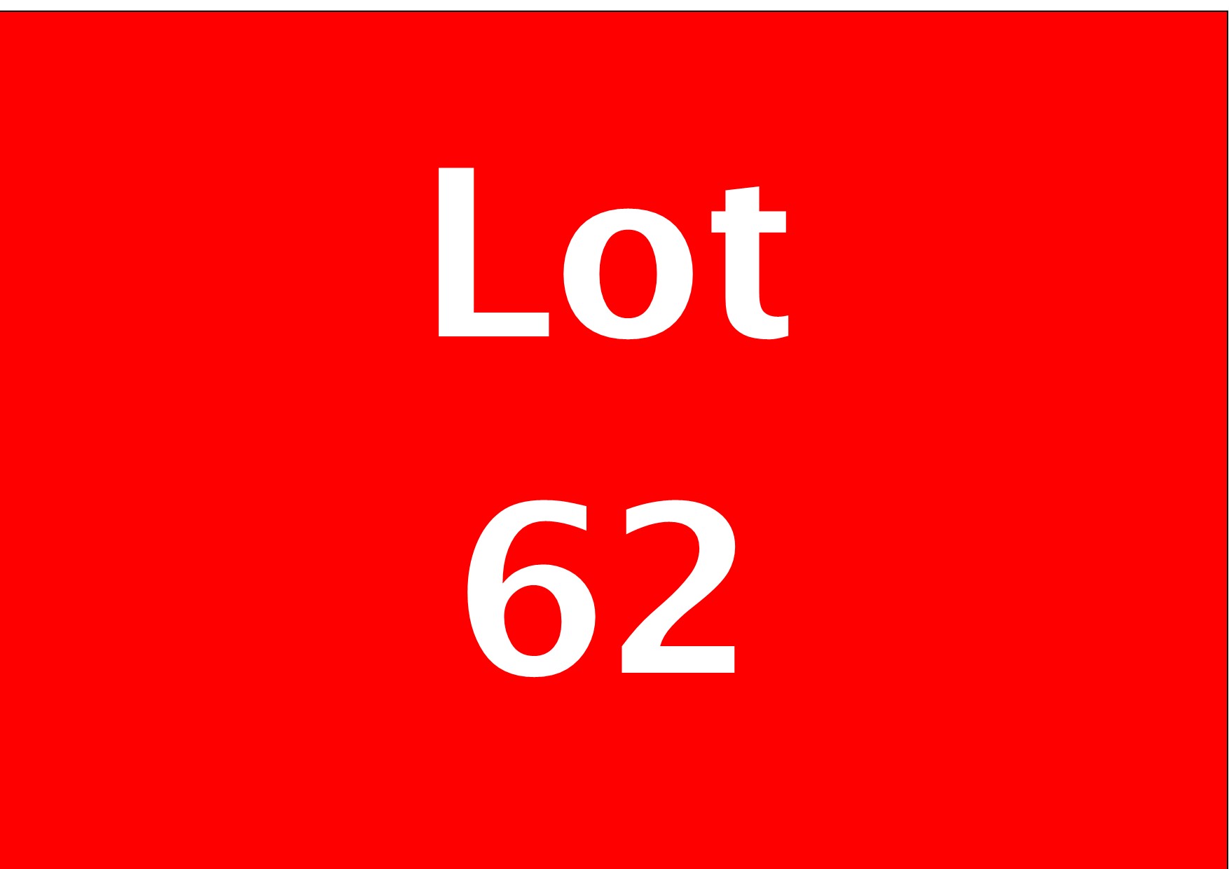Combination to Include Lots 60 - 63