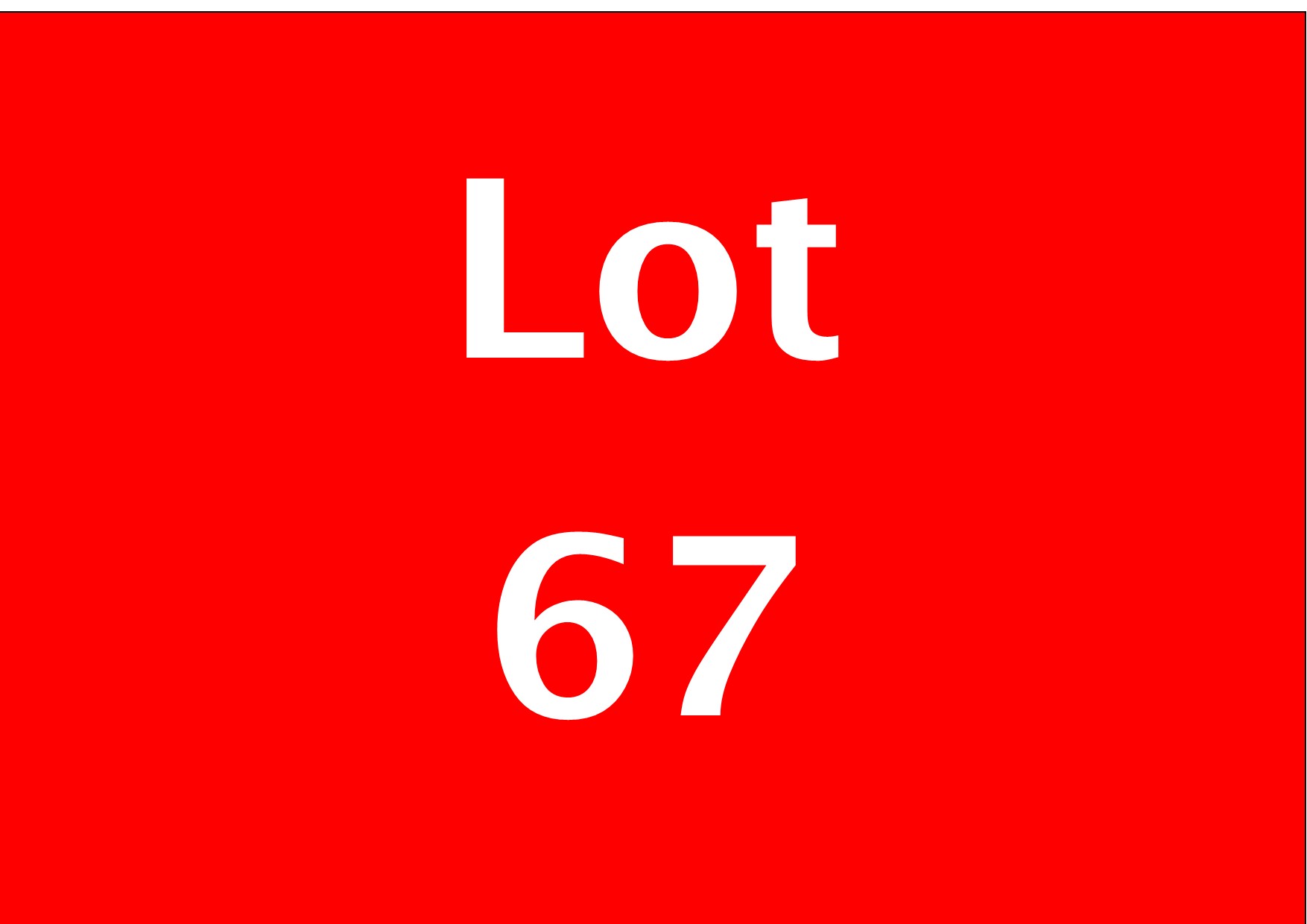 Combination to Include Lots 65 - 70