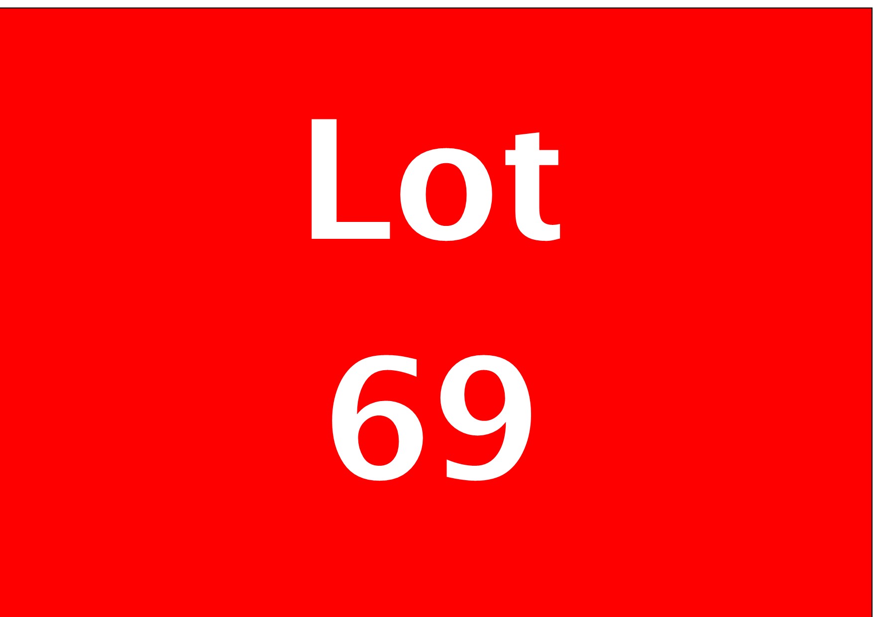 Combination to Include Lots 65 - 70
