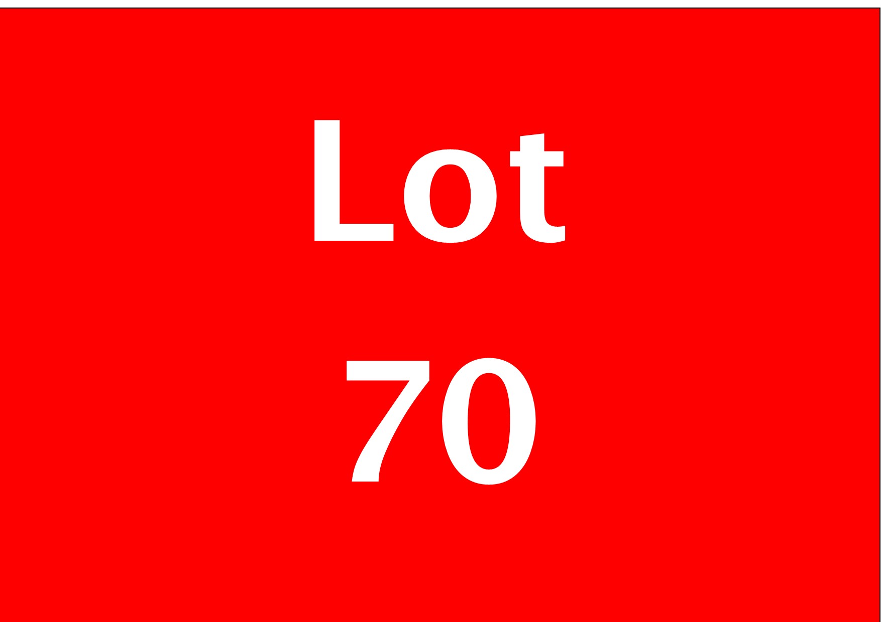 Combination to Include Lots 65 - 70