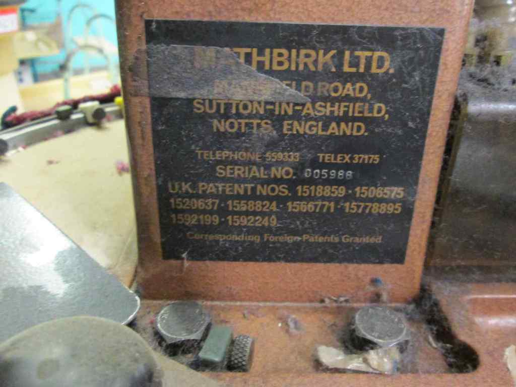 Mathbirk Twin Needle Oversewer