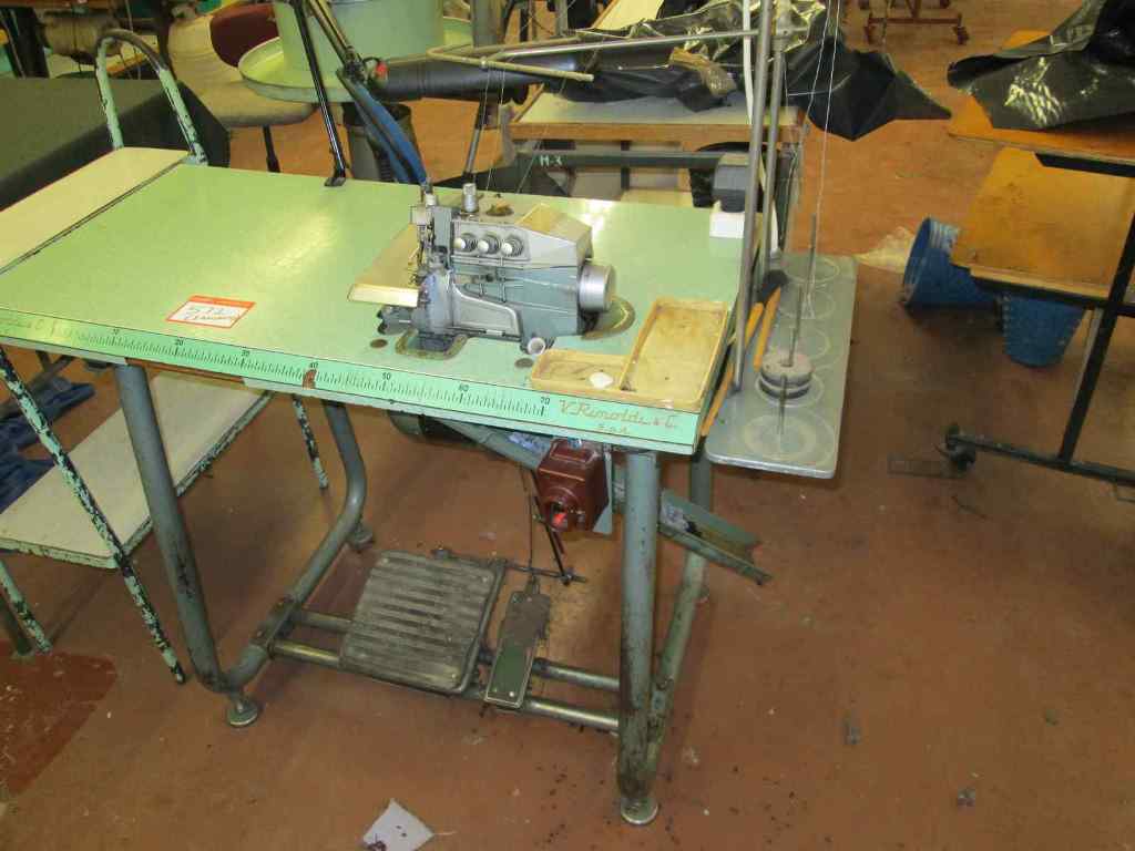 (2) Rimoldi 'B27' Single Needle 3 Thread Overlocks